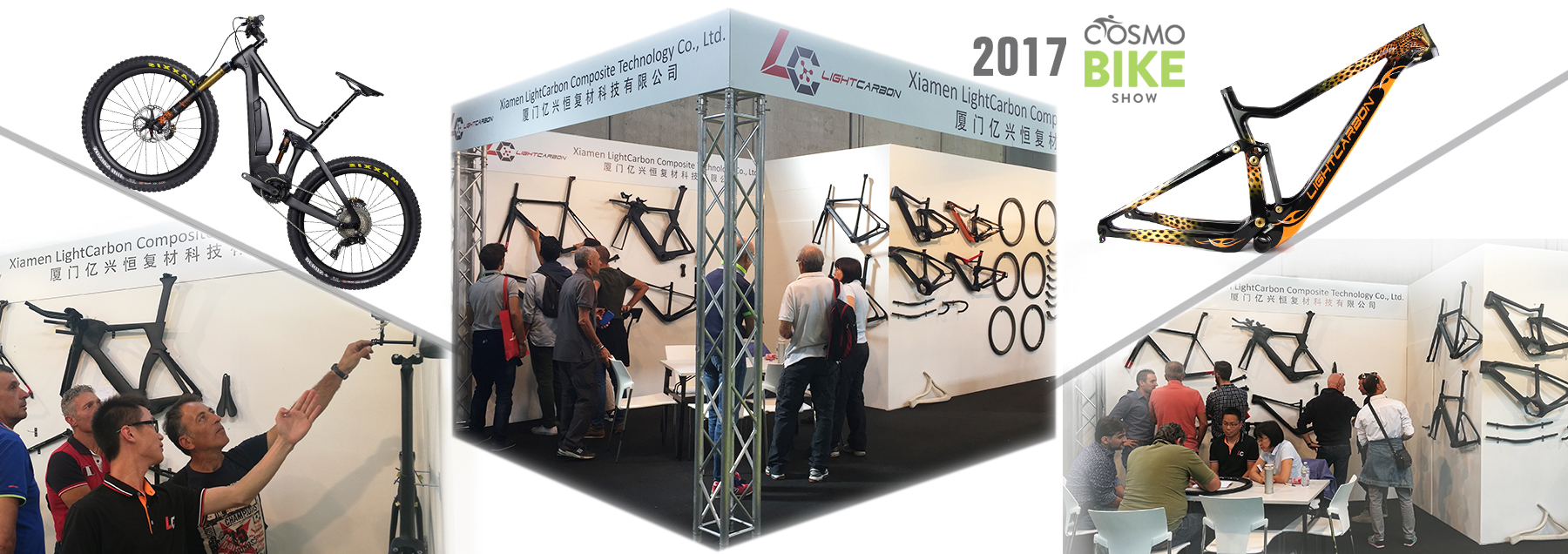 Espectáculo de bicicletas cosmo de carbono ligero 2017