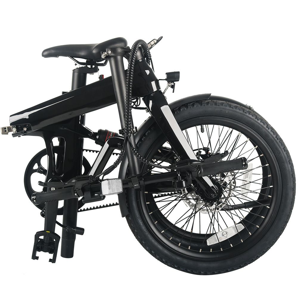 Bicicleta eléctrica de carbono LCE-XO plegada