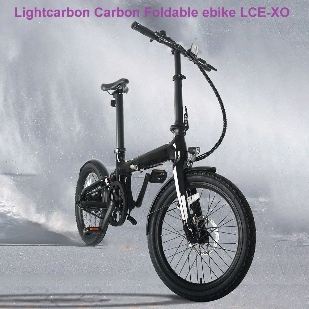 Bicicleta eléctrica de carbono plegable LightCarbon LCE-XO