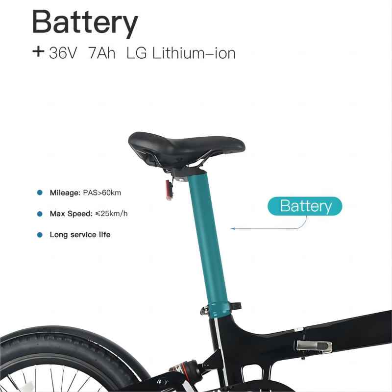 Bicicleta eléctrica plegable LCE-XO-3