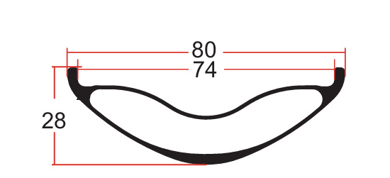 Dibujo de llanta gruesa F27.5-80