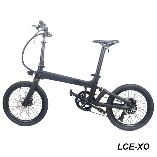 bicicleta eléctrica plegable de carbono LCE-XO 